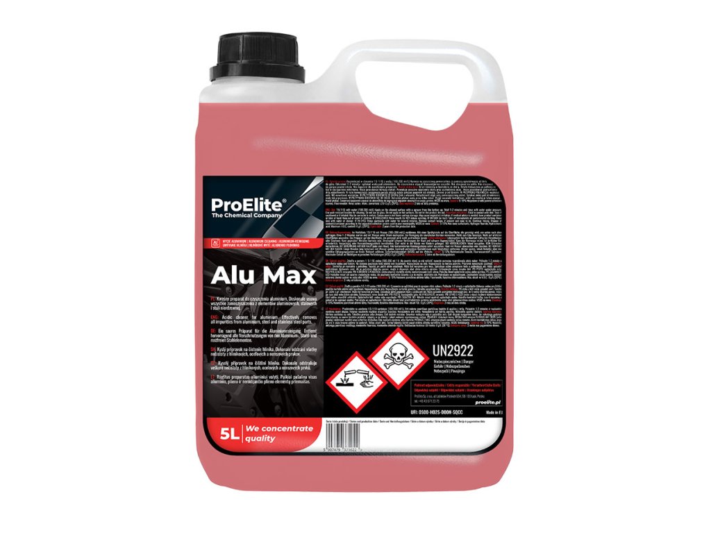 Alu Max - Acid, speciální přípravek na čištění hliníkových a kovových povrchů