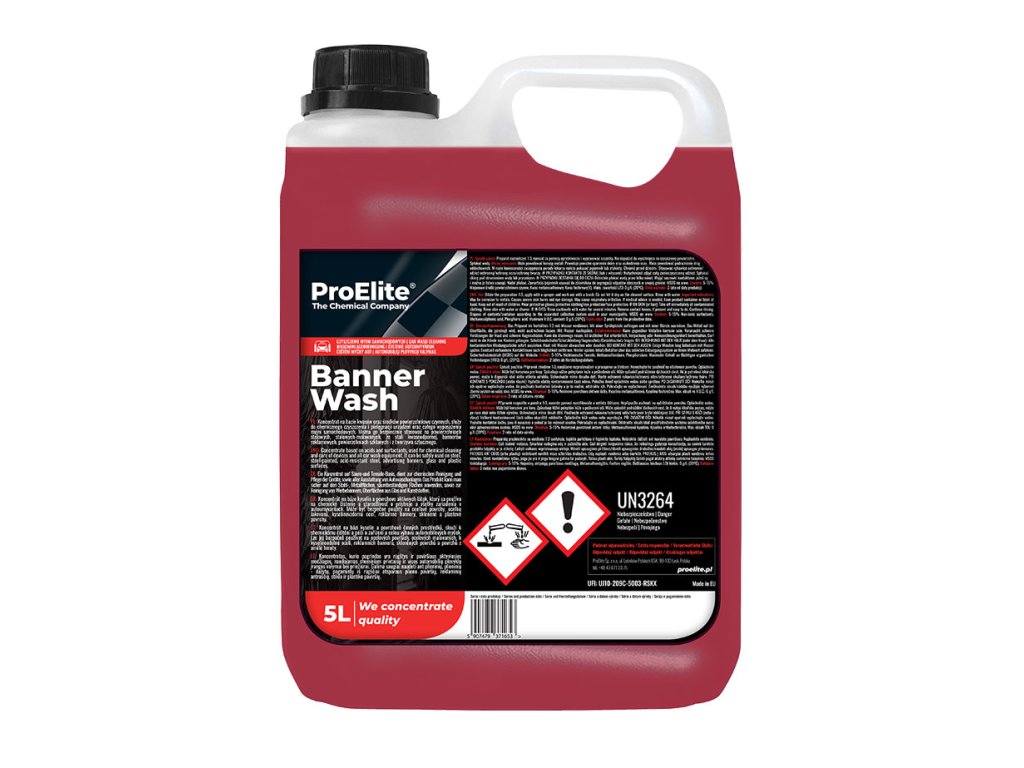 Banner Wash - Čisticí prostředek na bannery a myčky aut